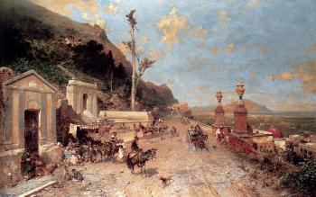 Franz Richard Unterberger : La Strada Monreale Palermo